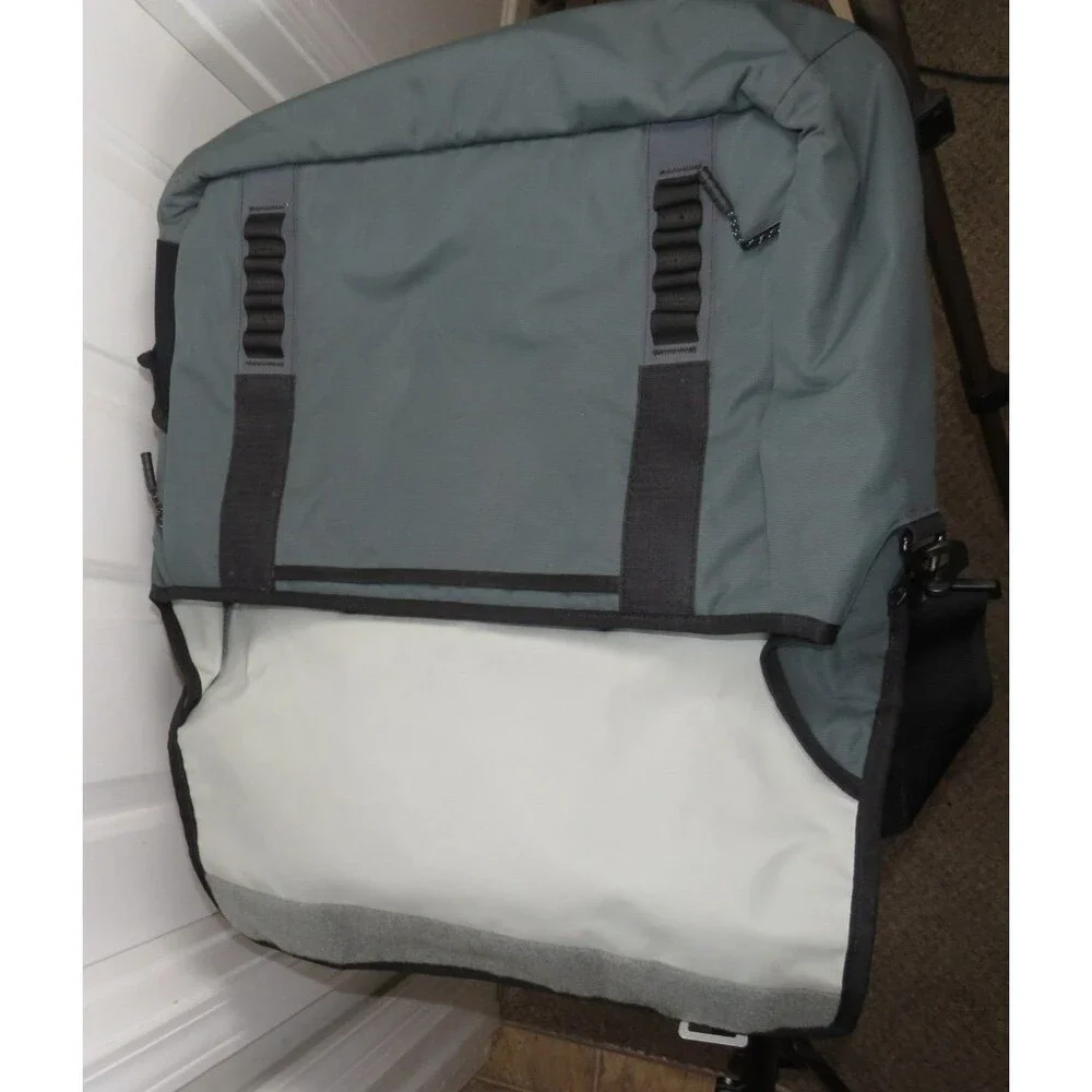 Timbuk2 Command Messenger Laptop Bag Gray/Black Crossbody Strap Large